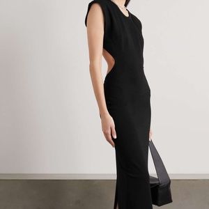 BASSIKE + NET SUSTAIN open-back stretch-jersey maxi dress